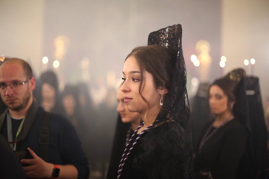 El Cristo de la Lanzada y María Santísima de la Caridad abren el Martes Santo desde la parroquia de Nuestra Señora de los Dolores