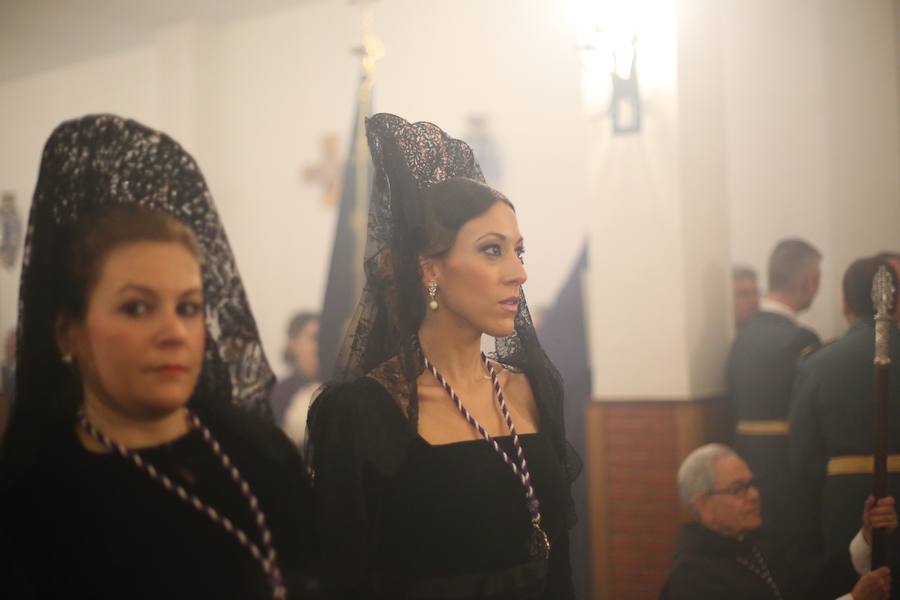 El Cristo de la Lanzada y María Santísima de la Caridad abren el Martes Santo desde la parroquia de Nuestra Señora de los Dolores