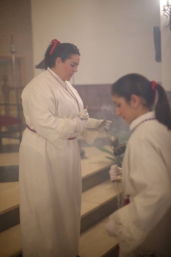 El Cristo de la Lanzada y María Santísima de la Caridad abren el Martes Santo desde la parroquia de Nuestra Señora de los Dolores