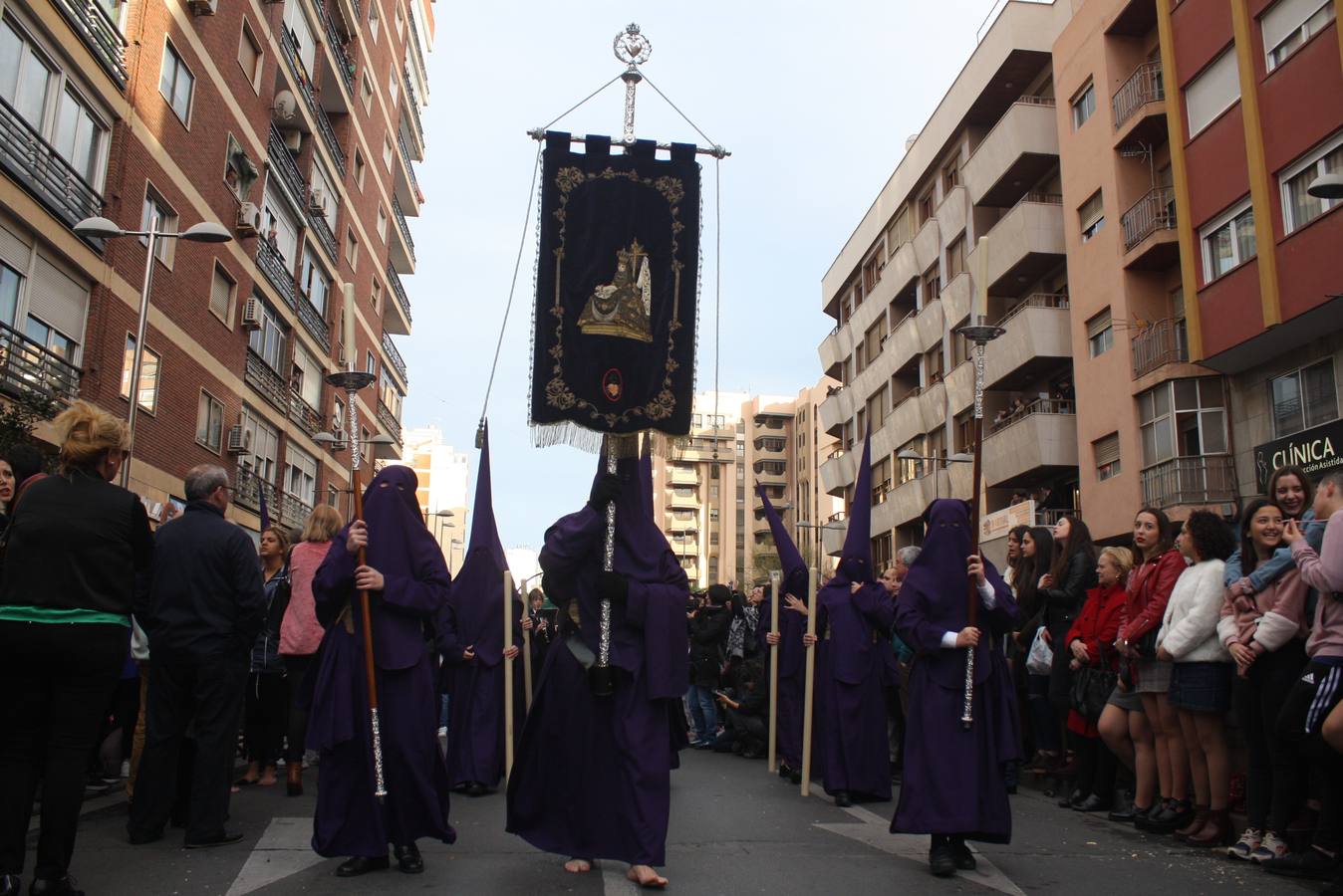 La hermandad recorre el casco histórico de Almería