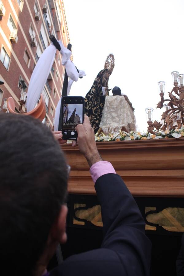 La hermandad recorre el casco histórico de Almería