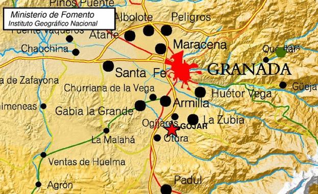 Un pequeño terremoto se deja notar en Granada y en el área metropolitana 