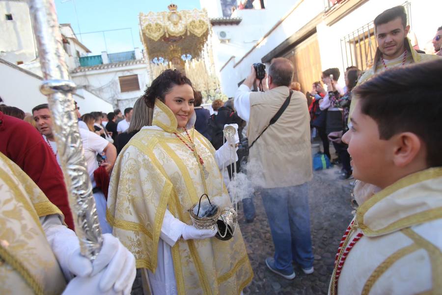 La hermandad de Nuestro Padre Jesús del Perdón y María Santísima de la Aurora Coronada procesiona este Jueves Santo