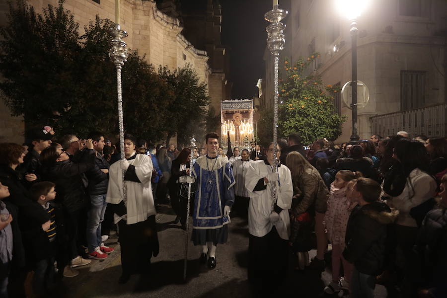 Cinco cofradías hacen hoy su recorrido por Granada. Sin duda, el Albaicín será el protagonista con La Concha, Aurora, Estrella y El Silencio 