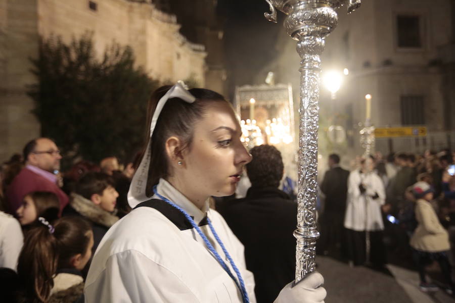 Cinco cofradías hacen hoy su recorrido por Granada. Sin duda, el Albaicín será el protagonista con La Concha, Aurora, Estrella y El Silencio 