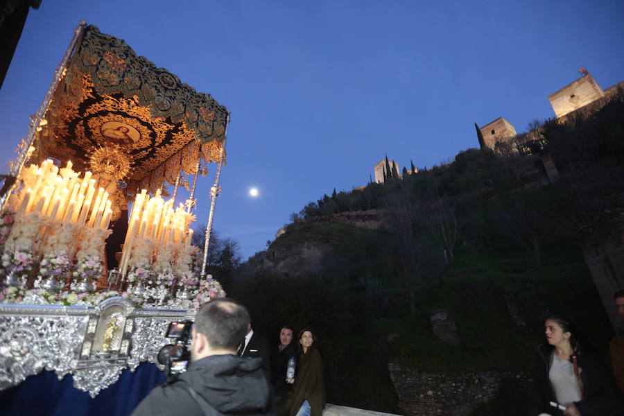 La hermandad de Nuestro Padre Jesús de la Pasión y María Santísima de la Estrella procesiona este Jueves Santo