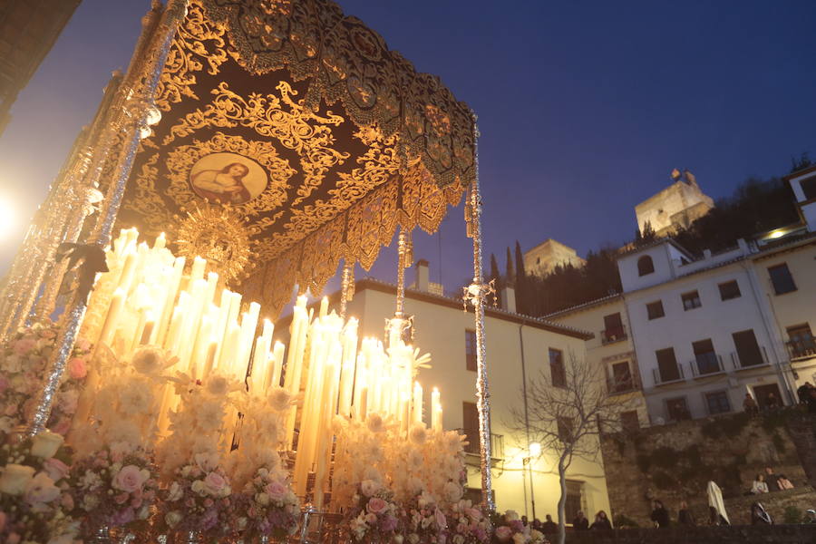 La hermandad de Nuestro Padre Jesús de la Pasión y María Santísima de la Estrella procesiona este Jueves Santo