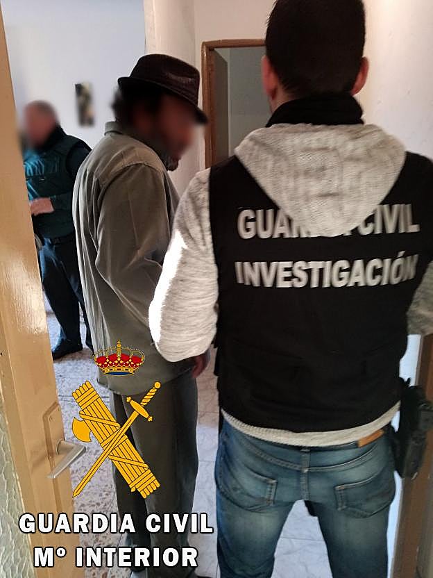 Imagen del detenido. 
