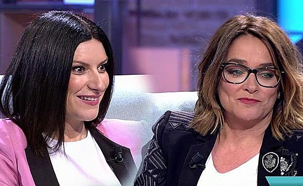 Laura Pausini a Toñi Moreno: «¿A ti te gustan las mujeres, no?»