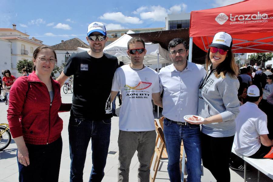 Más de un centenar y medio de deportistas de Granada y otros lugares han recorrido con sus bicicletas de montaña 40 kilómetros por zonas con un desnivel superior a los 1.000 metros
