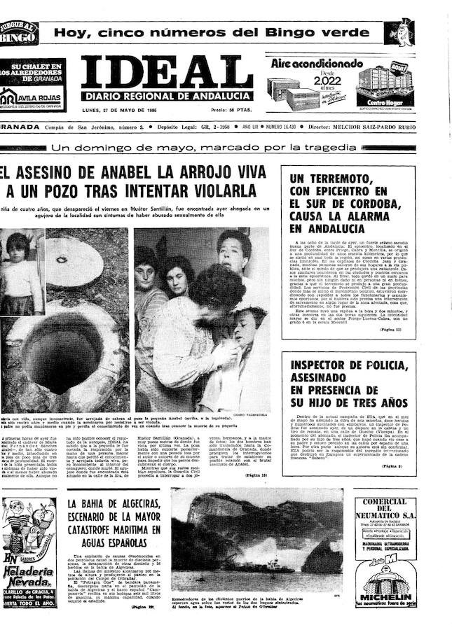 En 1985 Anabel murió asesinada. El servicio cinológico de la Guardia Civil encontró su cadáver escondido en una finca de Huétor Santillán y con signos de haber sido abusada sexualmente. Esta es la crónica de aquel suceso.