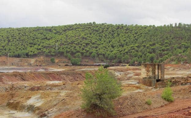 Zona minera de Riotinto.