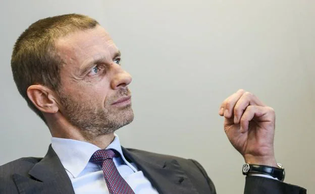 Aleksander Ceferin, presidente de la UEFA. 