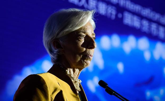 La directora gerente del FMI, Christine Lagarde