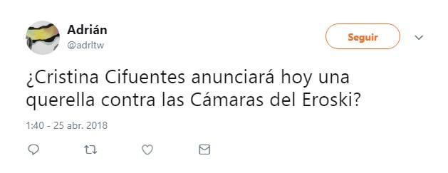 Las redes no han tardado en tirar de humor para contar lo sucedido con Cifuentes