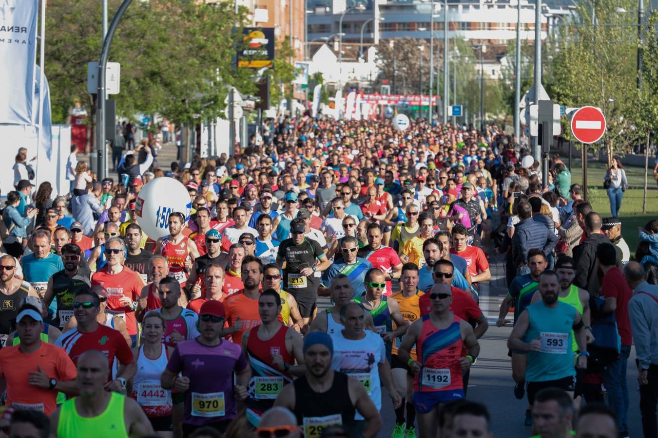 Aquí puedes ver unas maravillosas estampas de la carrera del pasado sábado en Granada