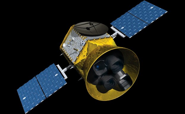Recreación del satélite espacial Tess.