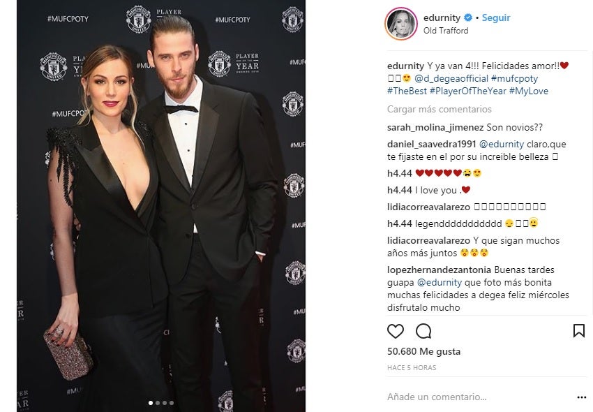 Fotos: Las fotos de Edurne en los premios anuales del Manchester