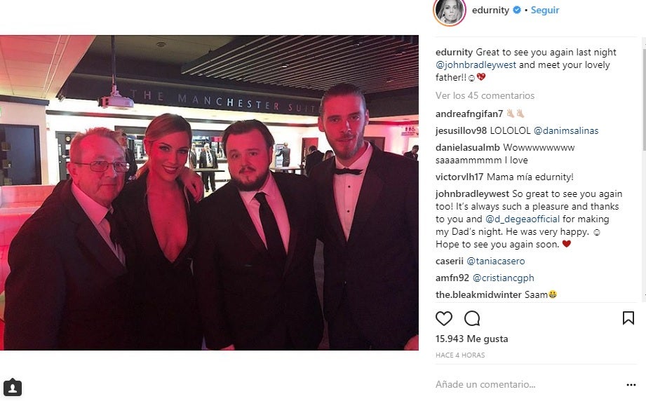 Fotos: Las fotos de Edurne en los premios anuales del Manchester