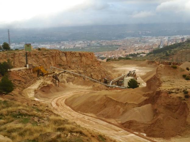 La cantera de La Imora está situada a las afueras de la capital jienense.