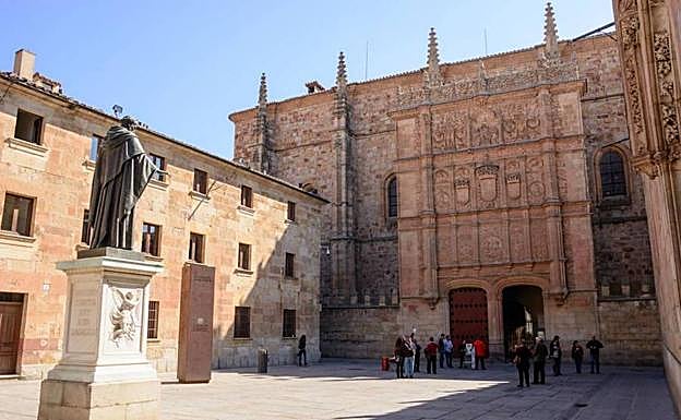 Fachada de la Universidad de Salamanca.
