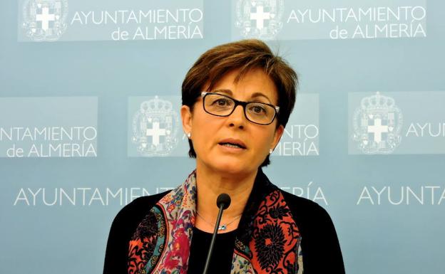 Adriana Valverde, concejal del PSOE en el Ayuntamiento de Almería. 