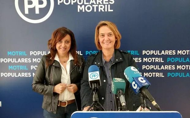 Ángeles López Cano y Luisa García Chamorro esta mañana en rueda de prensa. 