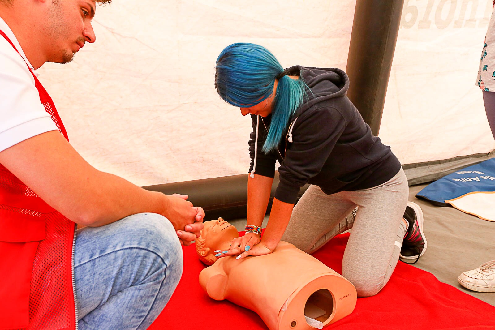 Los chavales han aprendido qué hacer ante un paro cardiaco