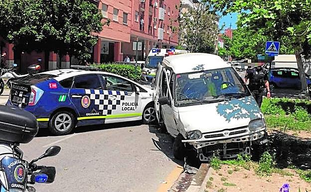 En libertad el detenido tras la persecución en la que resultaron heridos dos policías en Granada