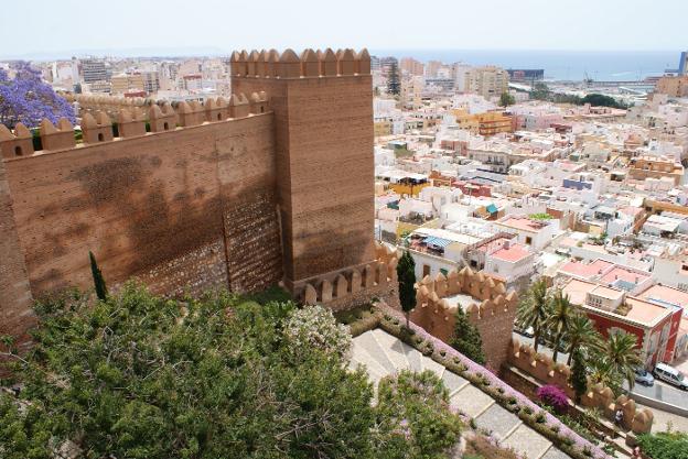 El Conjunto Monumental de la Alcazaba de Almería.