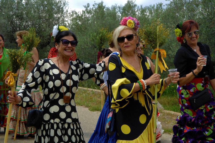 Una veintena de carrozas y muchos jinetes participan en Dúrcal en la romería de San Isidro Labrador