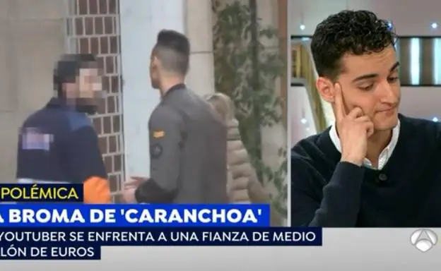 Mr. Gran Bomba, el youtuber del 'caranchoa', rompe a llorar en pleno directo de Espejo Público