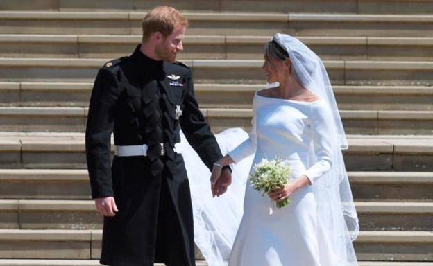 El guiño que nadie vio en las fotos de boda del Príncipe Harry y Meghan Markle
