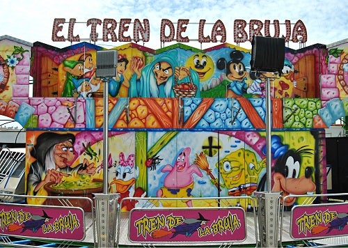 El Tren de la Bruja: la clásica atracción de feria ideal para personas de cualquier de edad