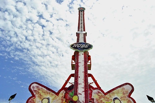 La Nube, ante sus 24 metros de altura, mejor absténganse los vertiginosos. 