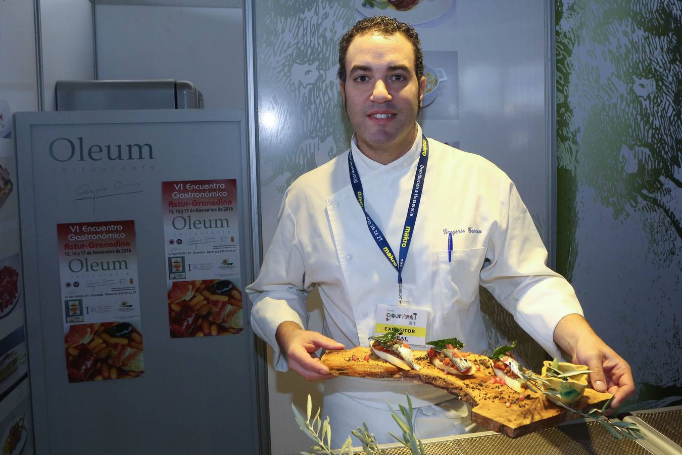 Gregorio García Jr., Chef de Oleum:«A barretas, a manzanas con caramelo, al vinillo del quiosco de la entrada y por supuesto a palito de ron»