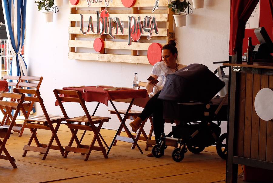 Este es el ambiente que presenta en estos momentos el ferial del Corpus