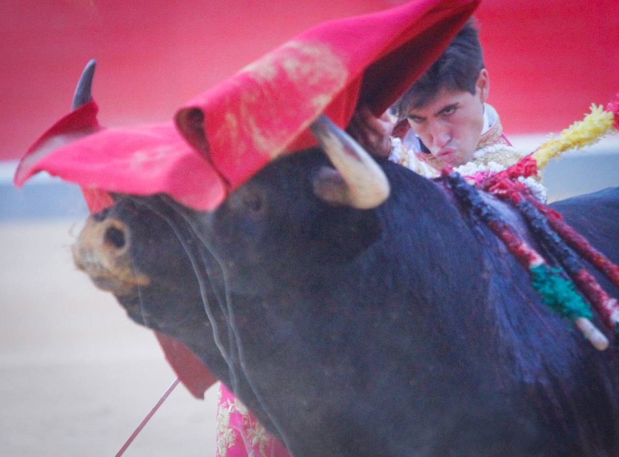 El diestro peruano Joaquín Galdós protagonizó la primera salida a hombros del serial, merced a una entregadísima actuación, en una tarde en la que Álvaro Lorenzo también rayó a buen nivel, pero perdiendo el triunfo por su mala espada. Puedes ver todas las imágenes de este Corpus pinchando en el  siguiente enlace .