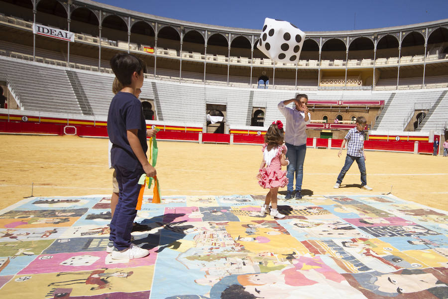 El ruedo de la Monumental de Frascuelo vivió ayer una jornada especial con los niños como protagonistas