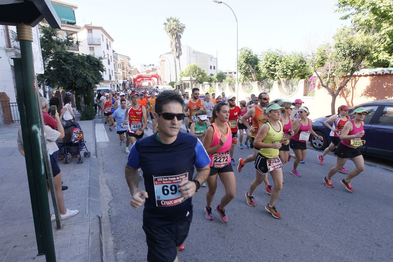 Manuel Santiago y Claudia Estévez se sobreponen al calor en Dúrcal