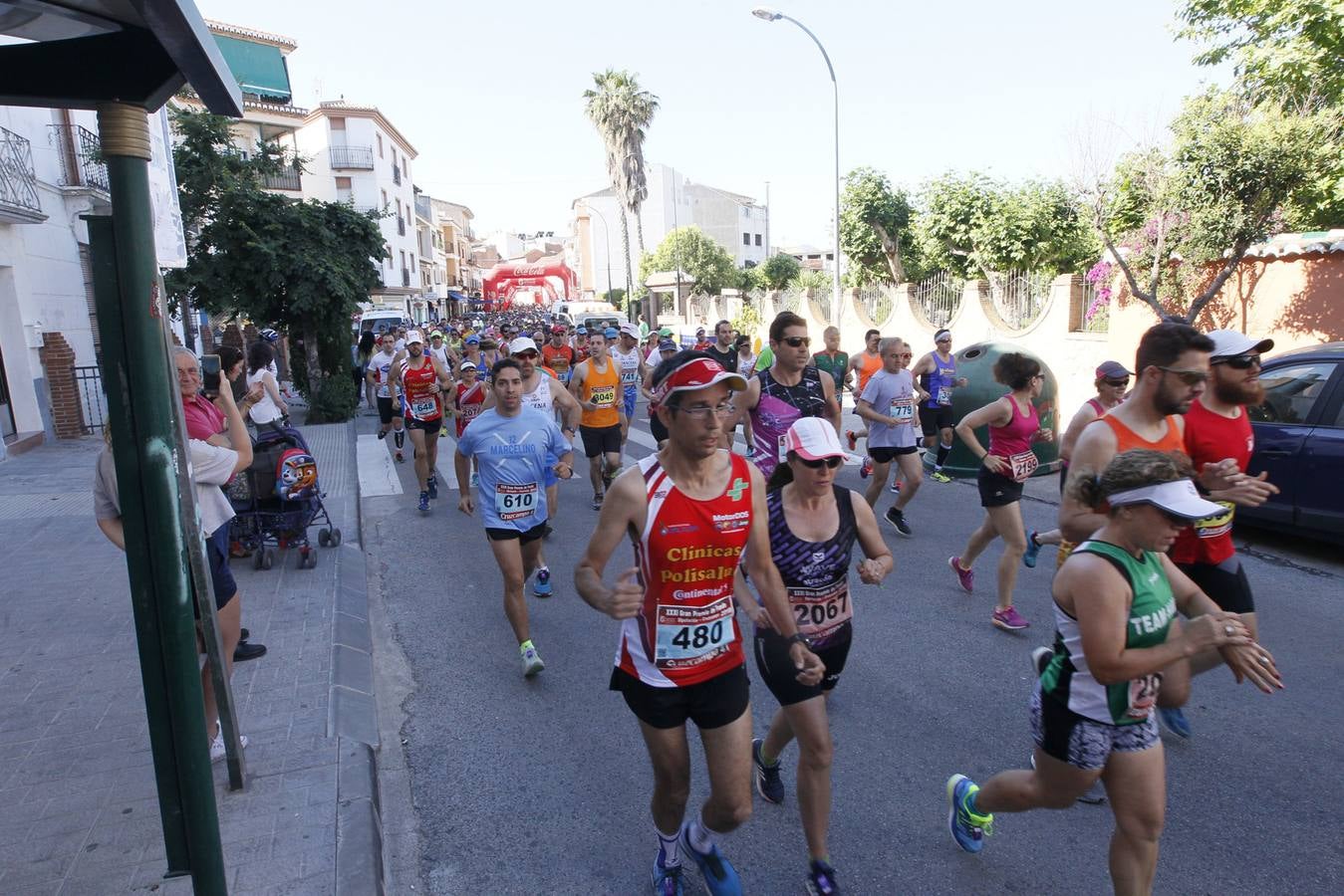 Manuel Santiago y Claudia Estévez se sobreponen al calor en Dúrcal