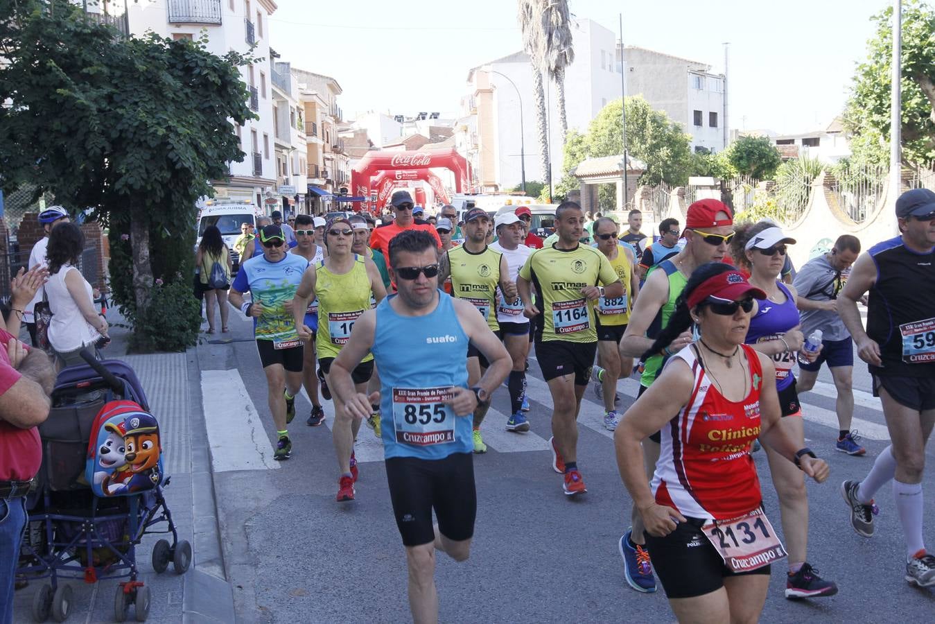 Manuel Santiago y Claudia Estévez se sobreponen al calor en Dúrcal