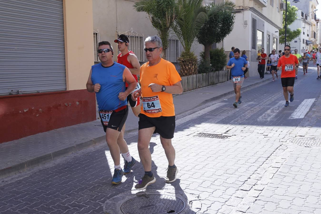 Manuel Santiago y Claudia Estévez se sobreponen al calor en Dúrcal