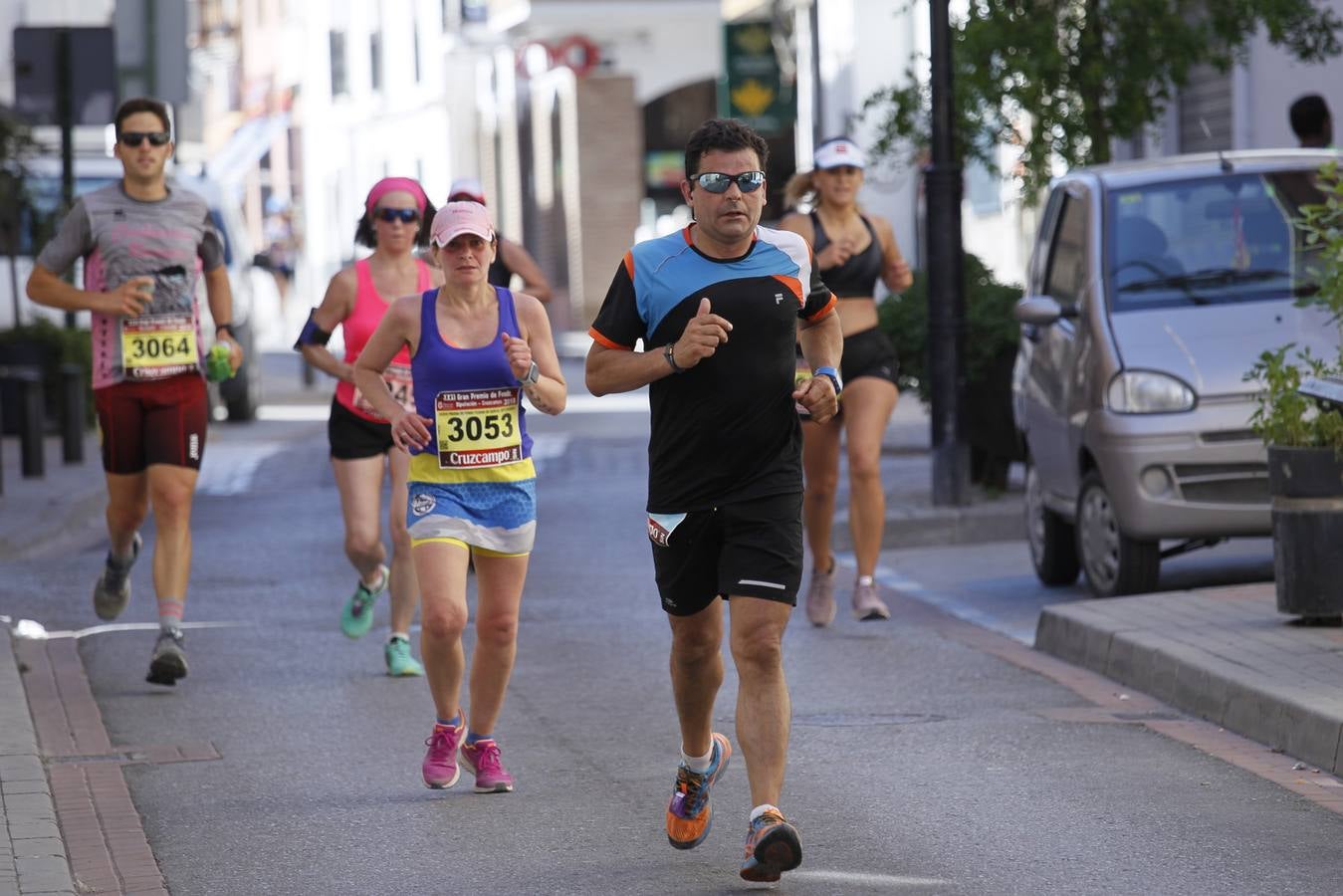 Manuel Santiago y Claudia Estévez se sobreponen al calor en Dúrcal