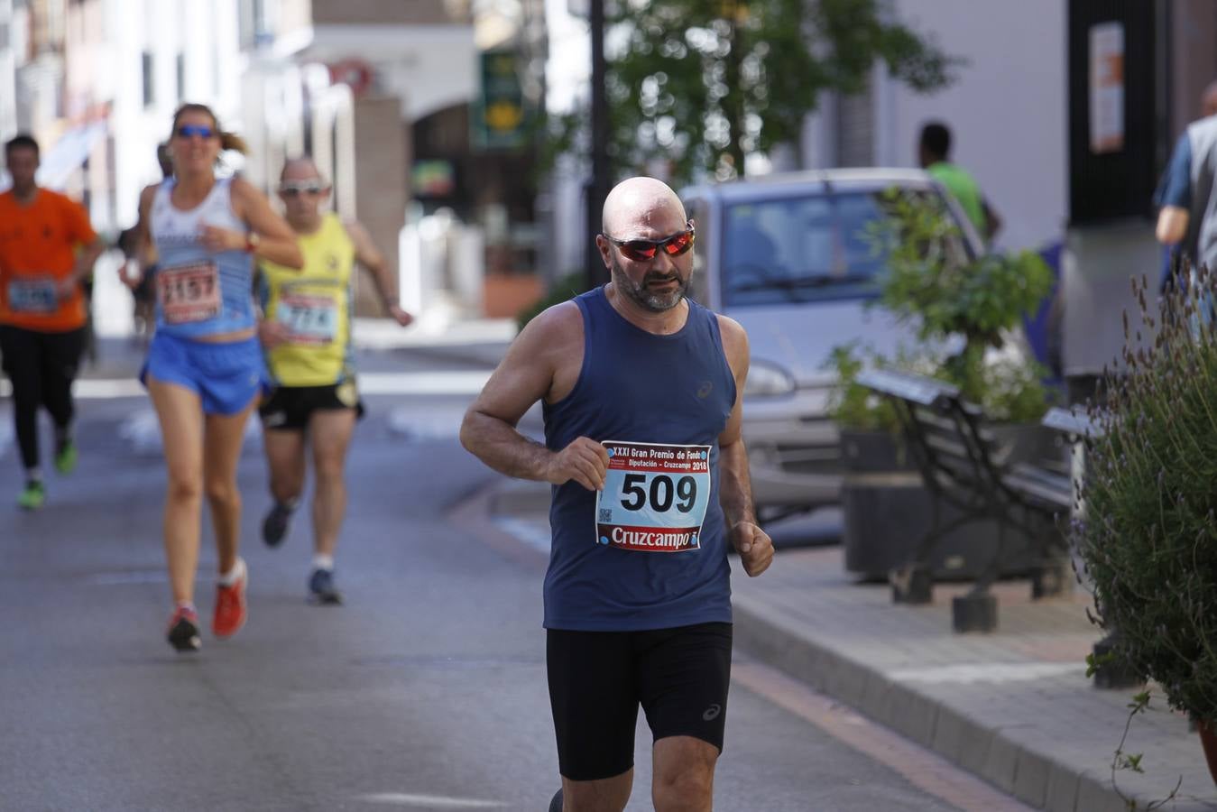 Manuel Santiago y Claudia Estévez se sobreponen al calor en Dúrcal