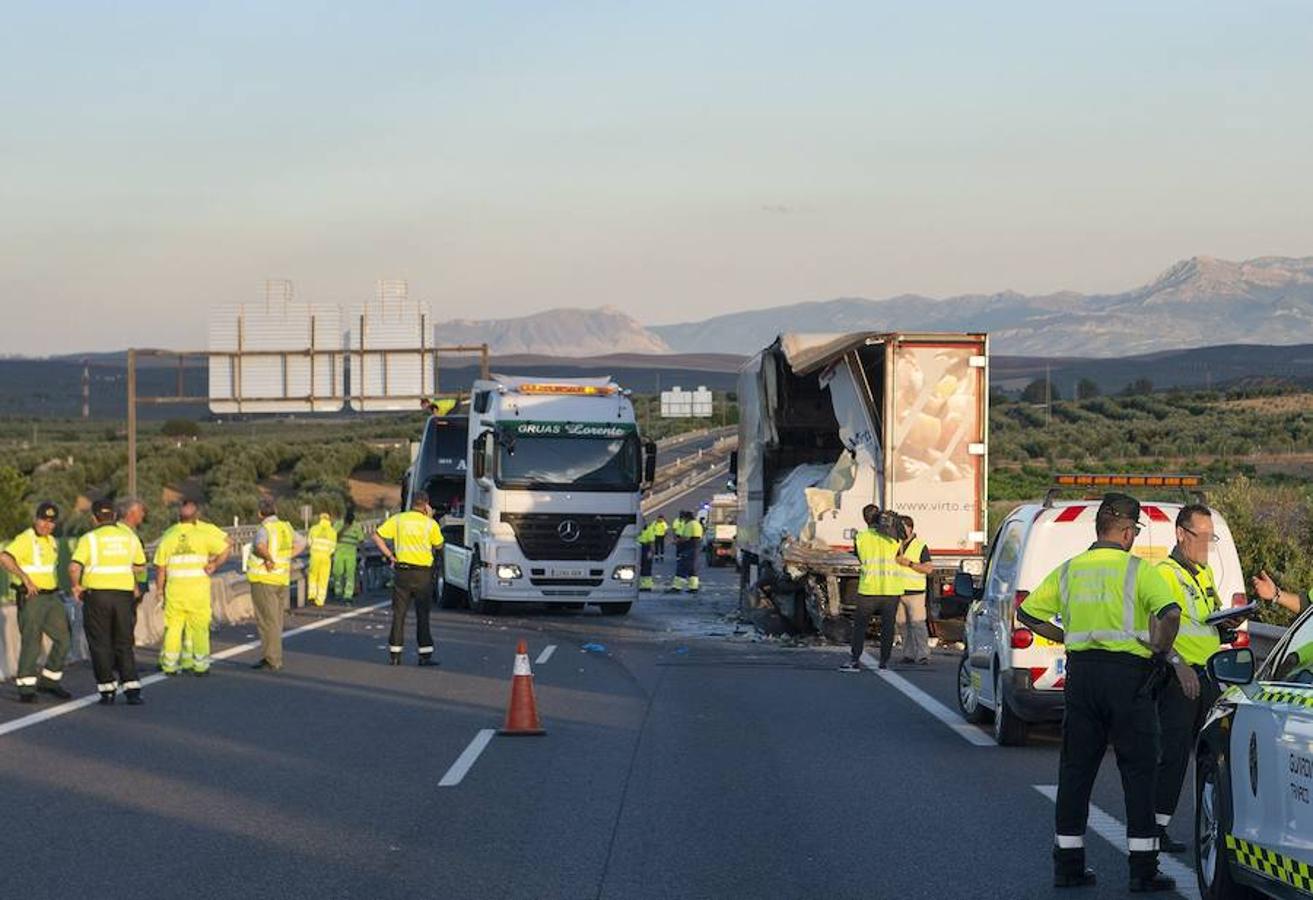 El accidente ha tenido lugar en la A-44 a la altura de Bailén