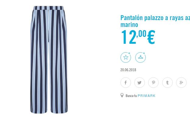 Los ansiados pantalones 'palazzo' de Primark te hacen más alta y delgada |