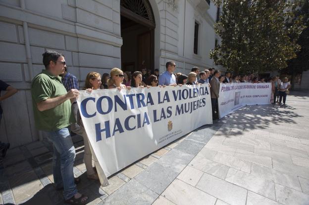 Una de las muchas concentraciones convocadas contra la violencia machista.