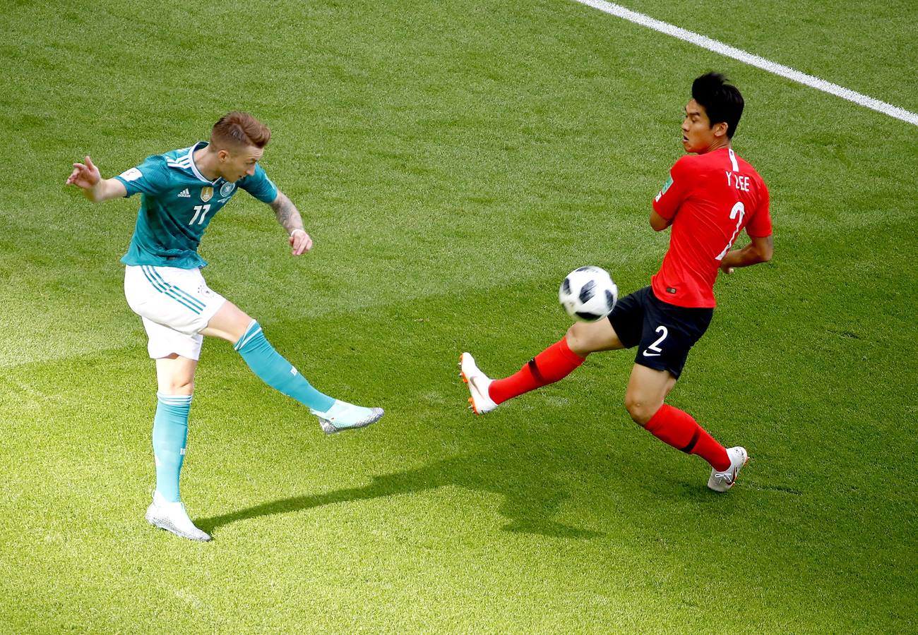 Corea del Sur venció a Alemania por 2-0 y selló el adiós de la campeona en Brasil al Mundial de Rusia.