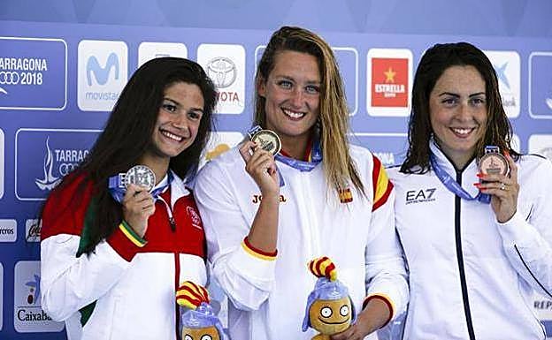 Arrasa en todo el planeta: el genial detalle de Mireia Belmonte en el podio